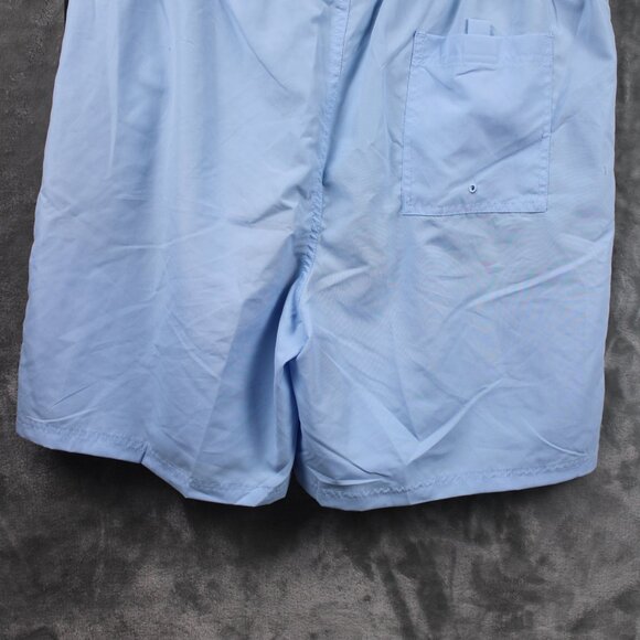Stillwater Supply Co. Men's Light Blue Elastic Waist  Pull Tie Shorts Size 2XL - Picture 12 of 12